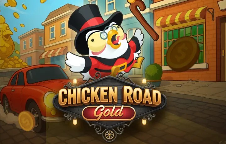 Chicken Road Gold casino game by InOut – featured logo at Stonevegas Casino