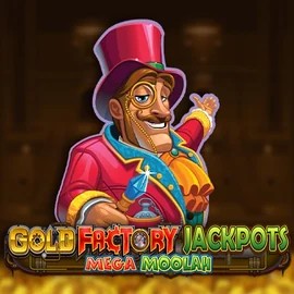Play Gold Factory Jackpots Mega Moolah slot by Aurum Signature Studios on stonevegassau.com
