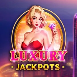Luxury Jackpots slot logo by Triple Cherry at Stonevegas Casino